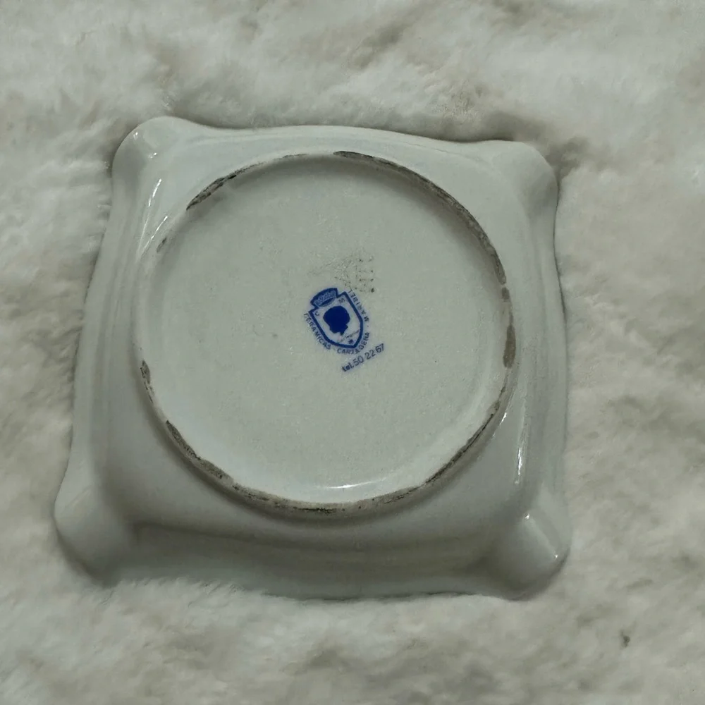 Vintage Museo del Ejercito Toledo Spain Army Museum Ashtray Souvenir Tourist
